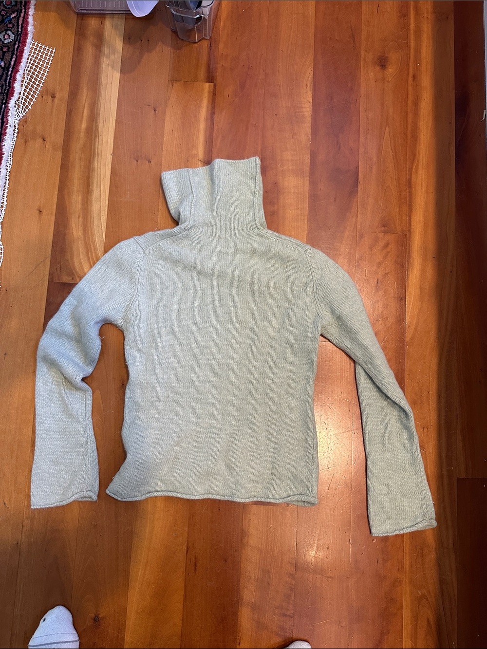 Boden Light Sage Turtleneck Sweater